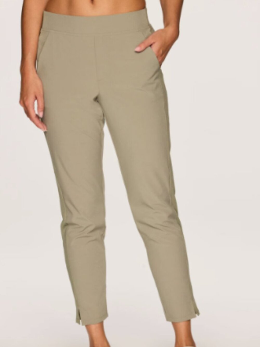 RBX Active Ribbed Ankle Pant in Sage Sz XL